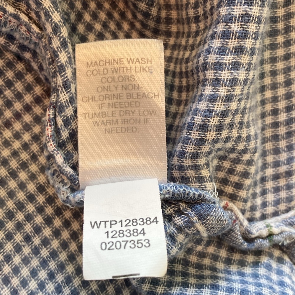 J Jill, 1X, button down, plaid, mandarin collar - Picture 7 of 10